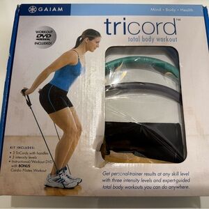GAIAM Tricord Resistance Band Set with DVD
